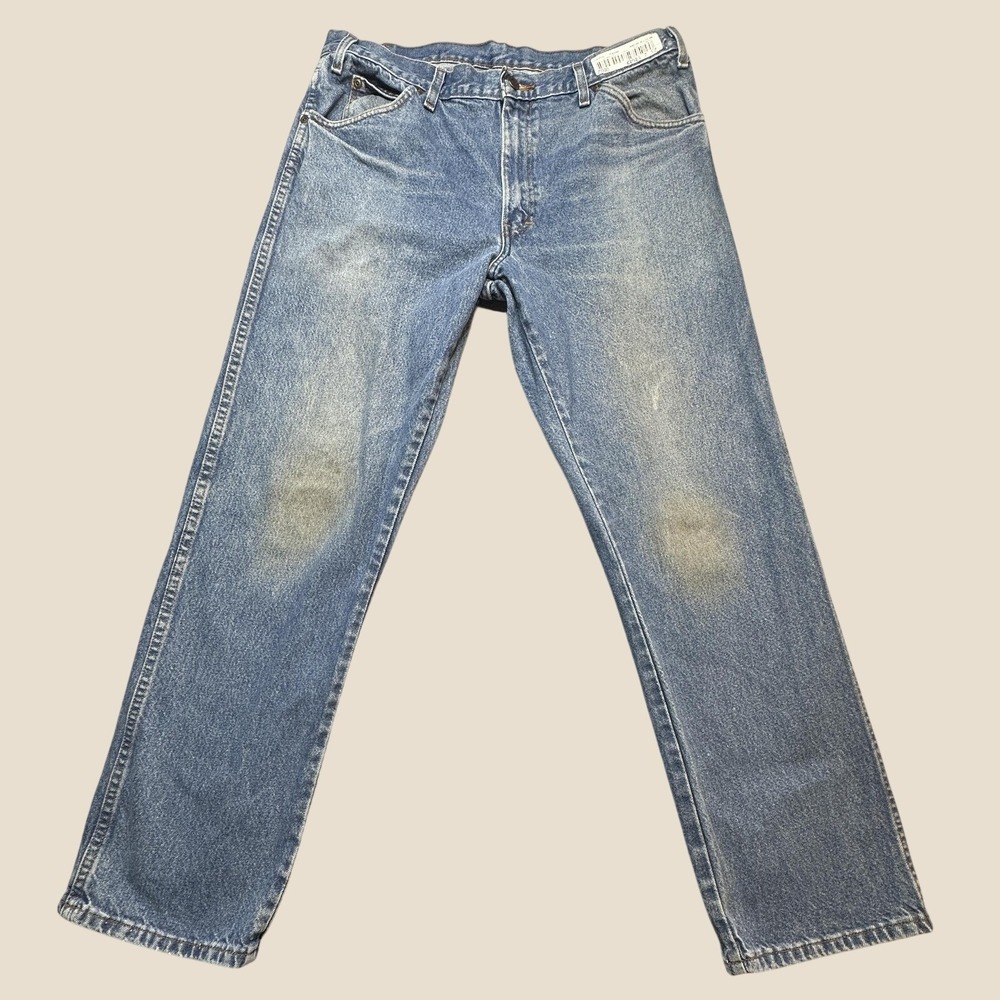 Dickies Jeans Mens 36x32 (38x30) Relaxed Fit Straight Leg Blue Denim Workwear
